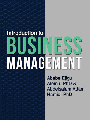 cover image of Introduction To Business Management